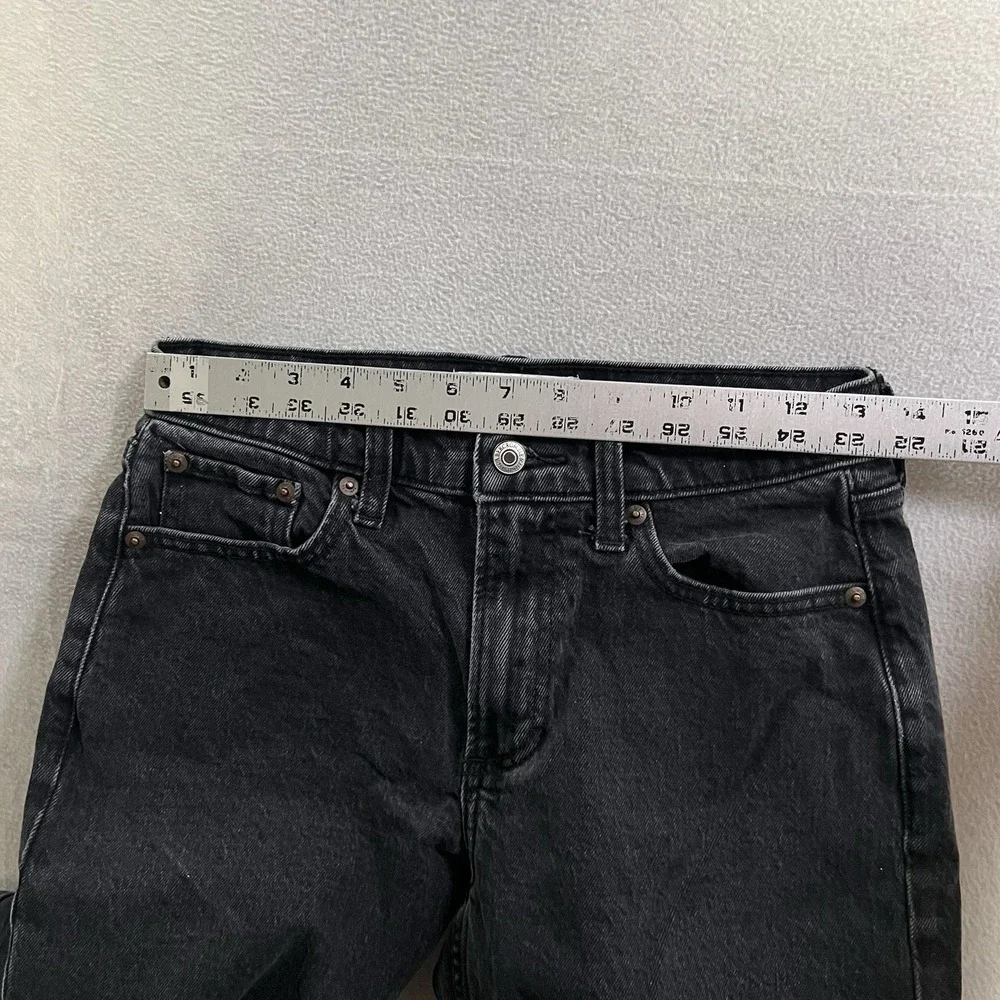 Abercrombie and Fitch Curve Love the Baggy Low Jeans Women's Size 24 Black Denim
